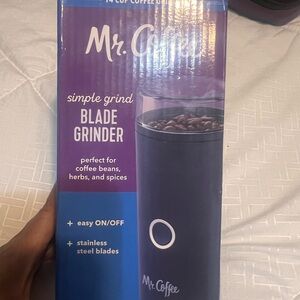SOLD NIB Mr Coffee Black Blade Grinder